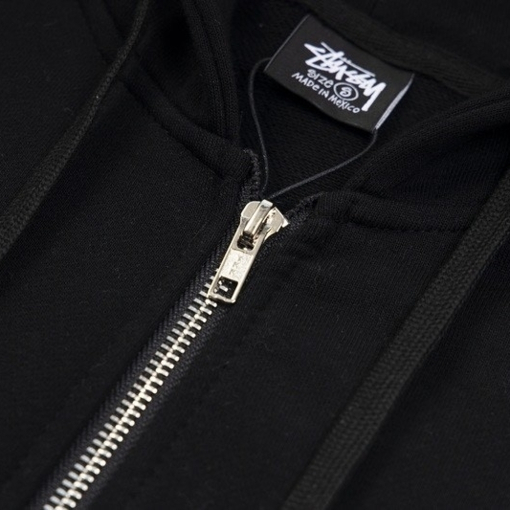 Stussy Black Hoodie with White Logo - Picture 10 of 10